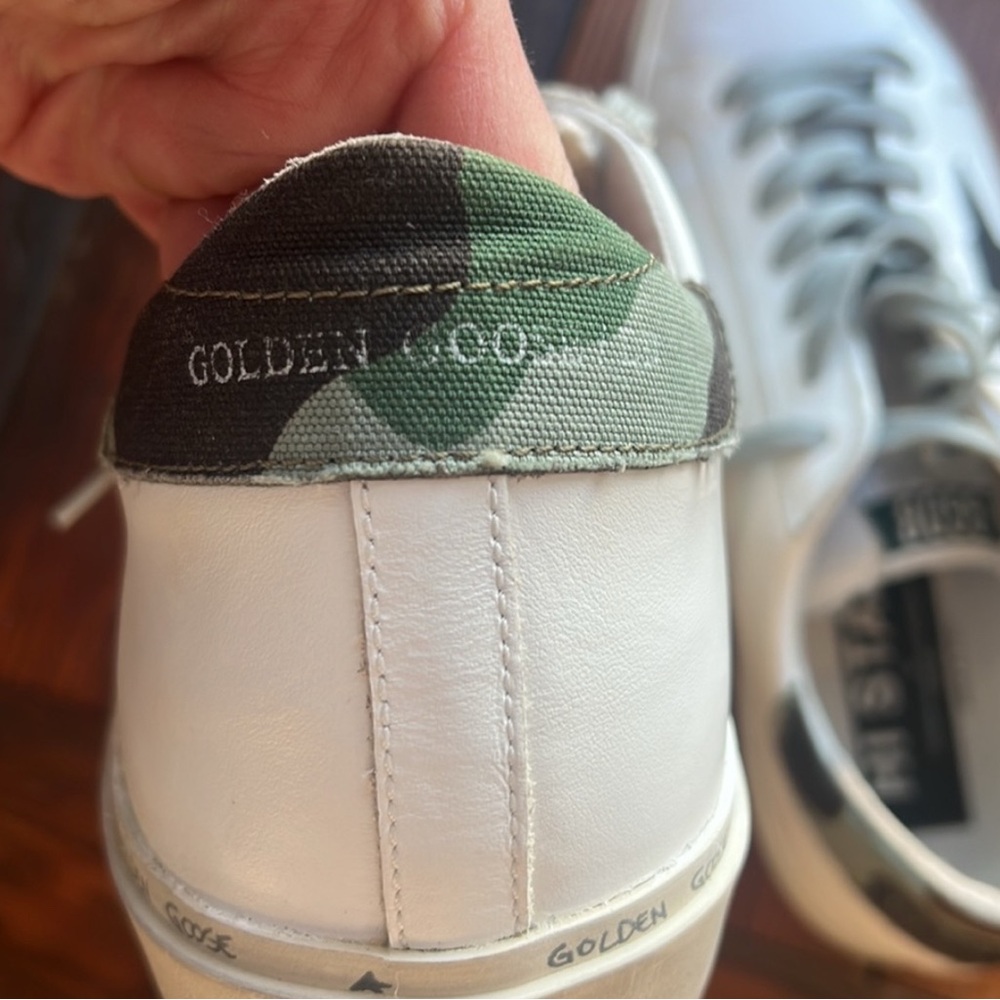 Golden Goose White and Black Sneakers - Picture 2 of 6
